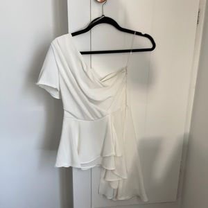 One sleeve dress top